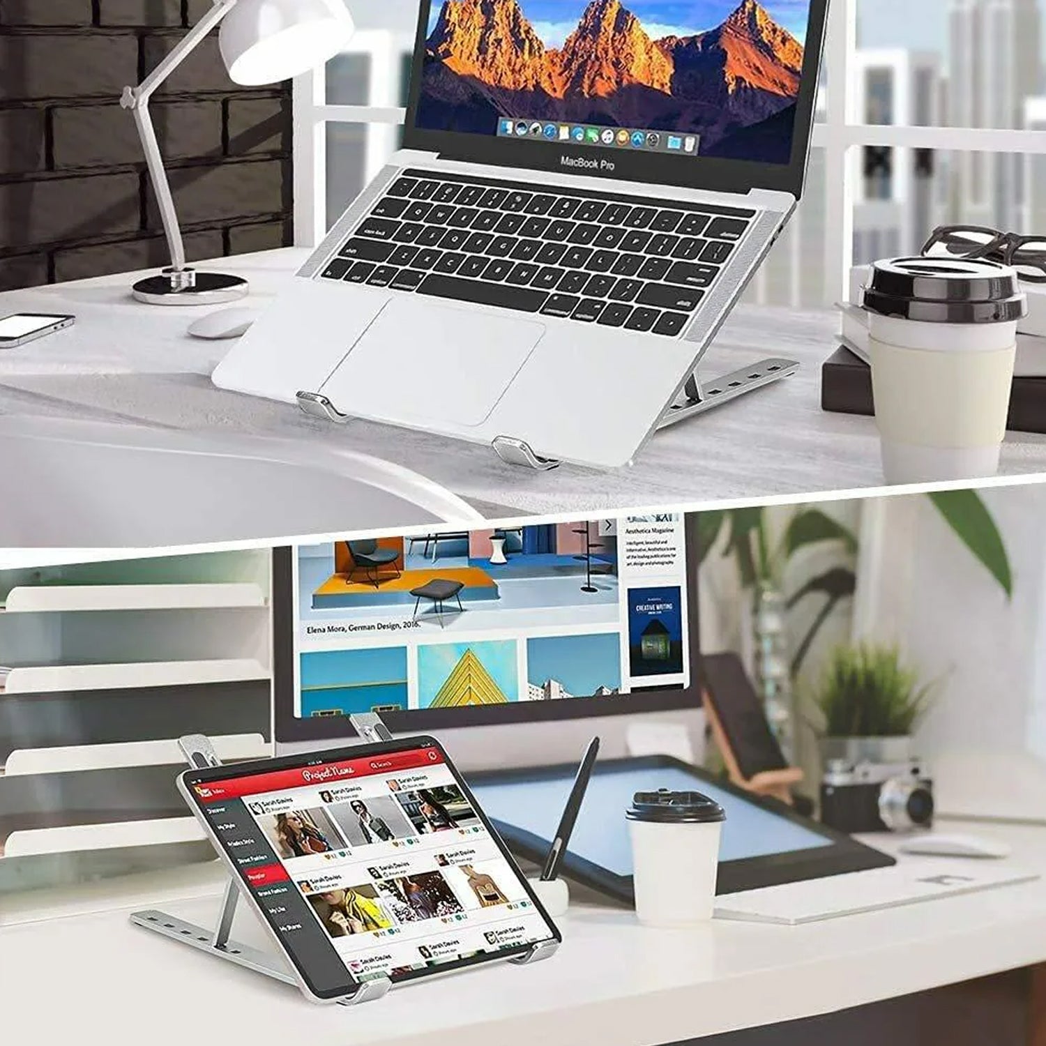 Adjustable Foldable Aluminium Laptop Stand
